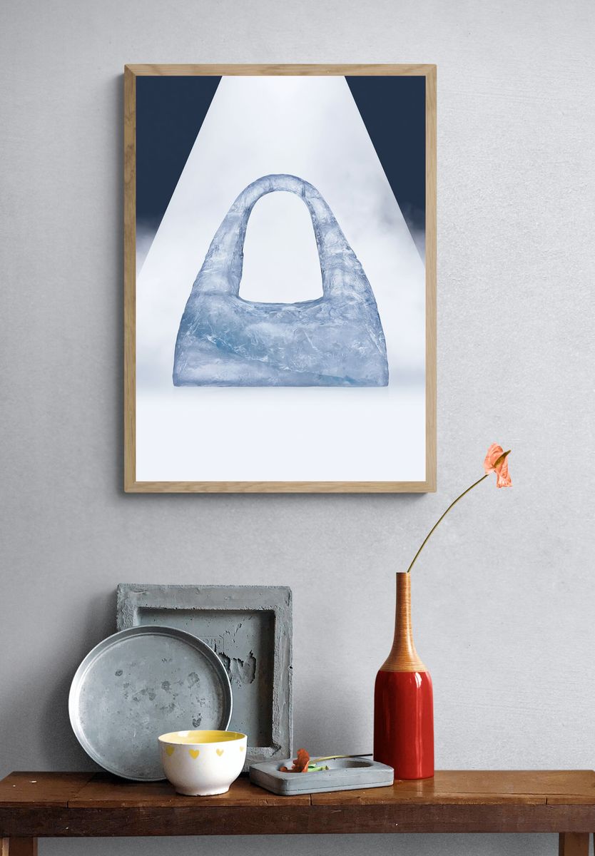 Ice Arch Minimalist Print. — room view 3