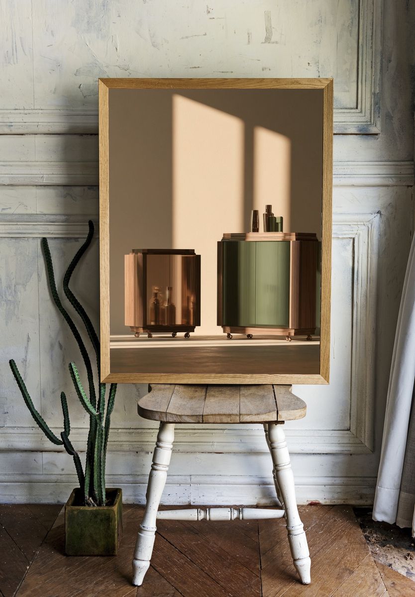 Modern Cabinet Still Life Poster. — room view 1