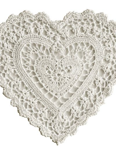 Crochet Heart Minimalist Print.