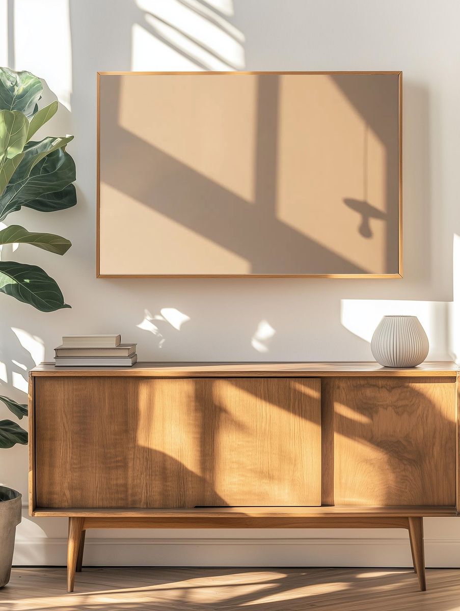 Late afternoon light beige wall. — room view 3