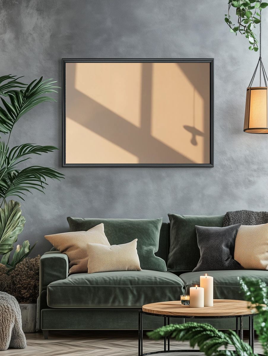 Late afternoon light beige wall. — room view 4