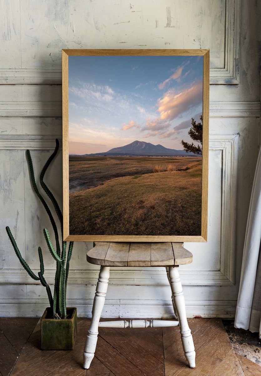 Mountain Landscape at Dusk Poster. room preview