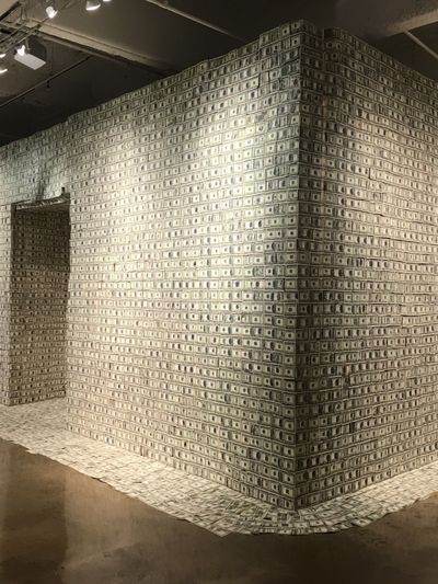 Money Wall Installation — Fine Art Print. poster print
