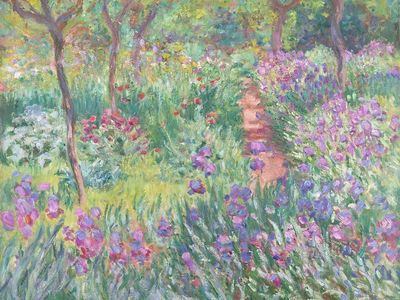 Artist’s Garden Giverny (1900) Claude.