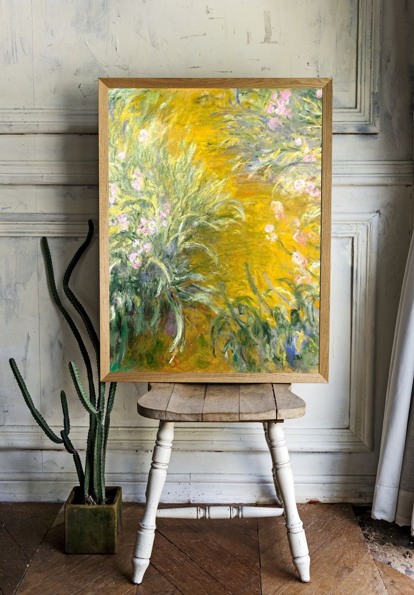 Path Irises (1914–1917) Claude Monet. room preview