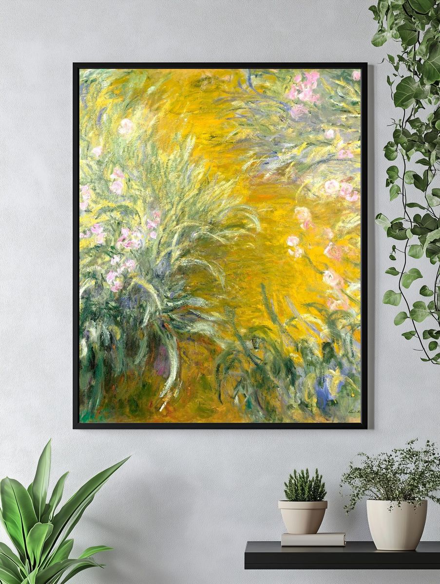 Path Irises (1914–1917) Claude Monet. — room view 4