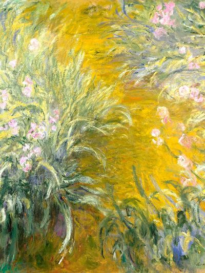 Path Irises (1914–1917) Claude Monet.