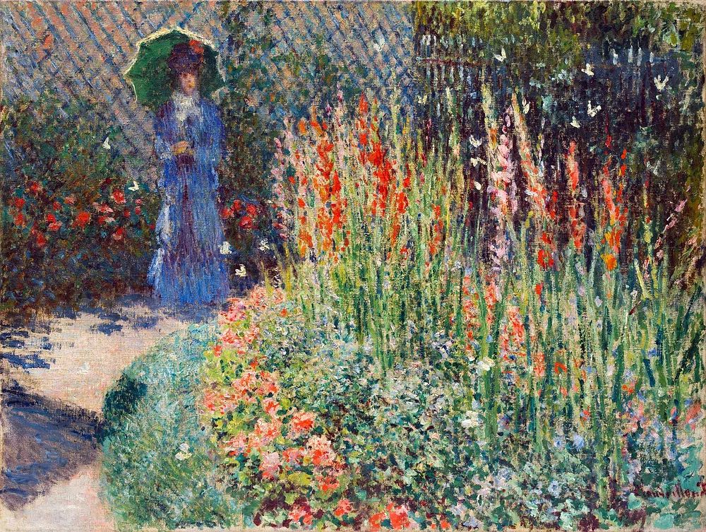 Claude Monet 's Rounded Flower. poster — fine-art art