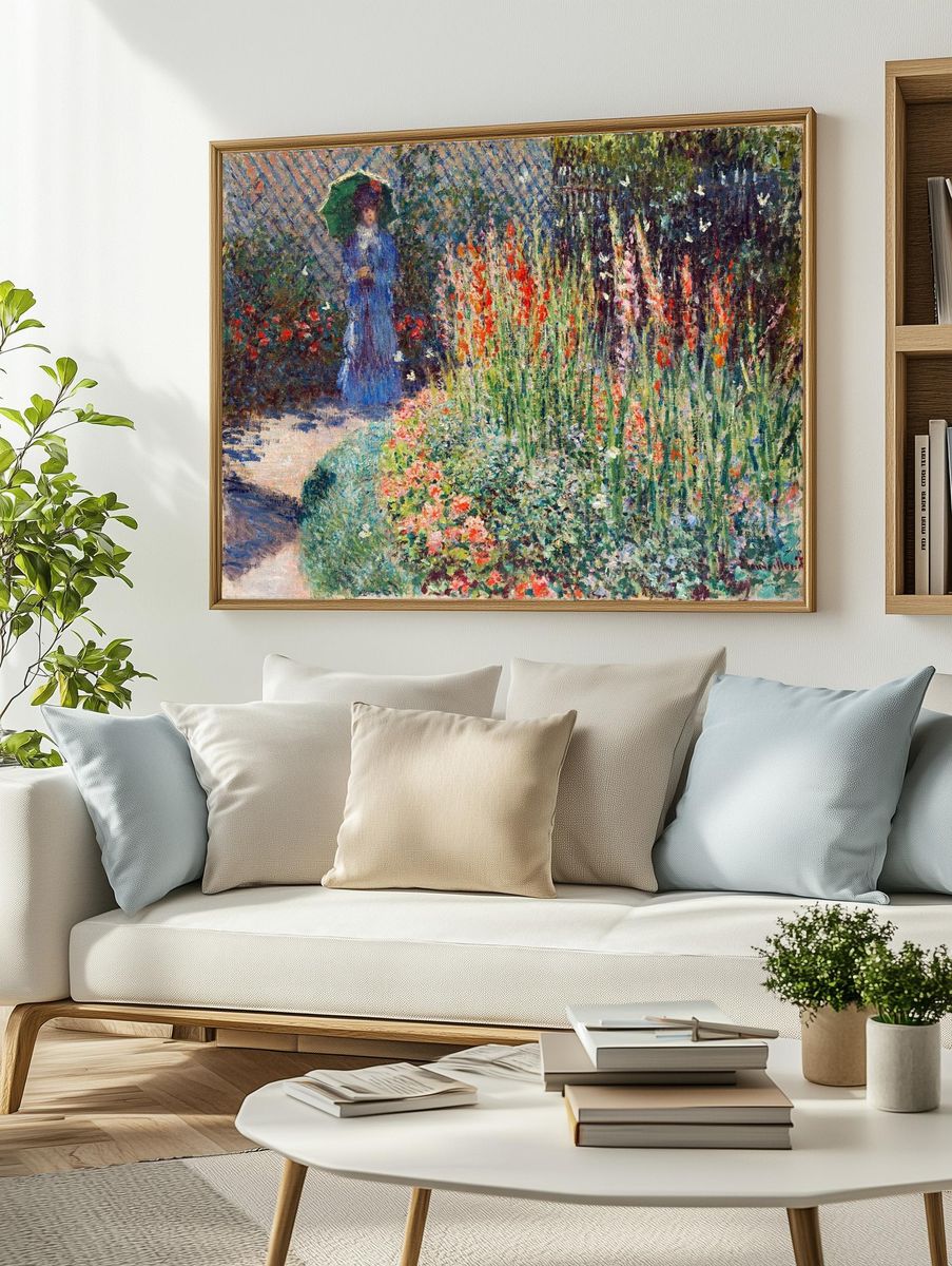 Claude Monet 's Rounded Flower. — room view 2