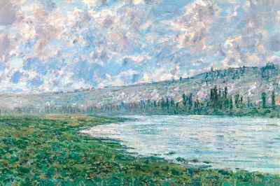Seine Vétheuil (1880) Claude Monet.