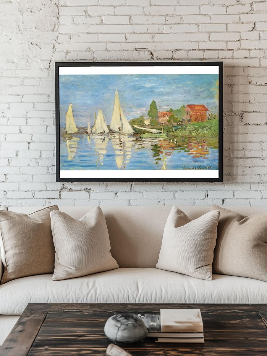 Claude Monet 's Regattas Argenteuil. — room view 1