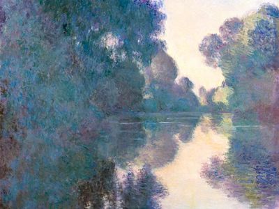 Morning Seine Giverny (1897) Claude.