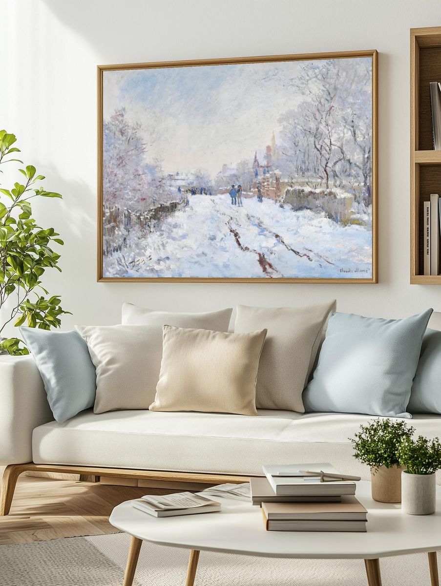 Claude Monet 's Snow Argenteuil. — room view 2