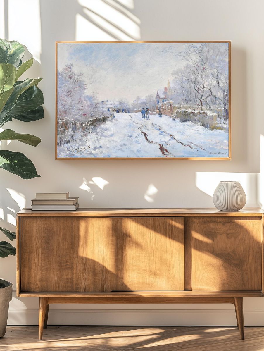 Claude Monet 's Snow Argenteuil. — room view 3