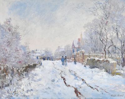 Claude Monet 's Snow Argenteuil.