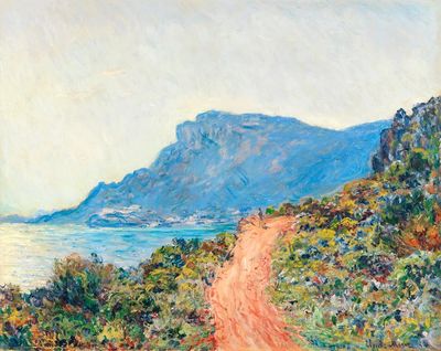 Corniche Monaco (1884) Claude Monet.