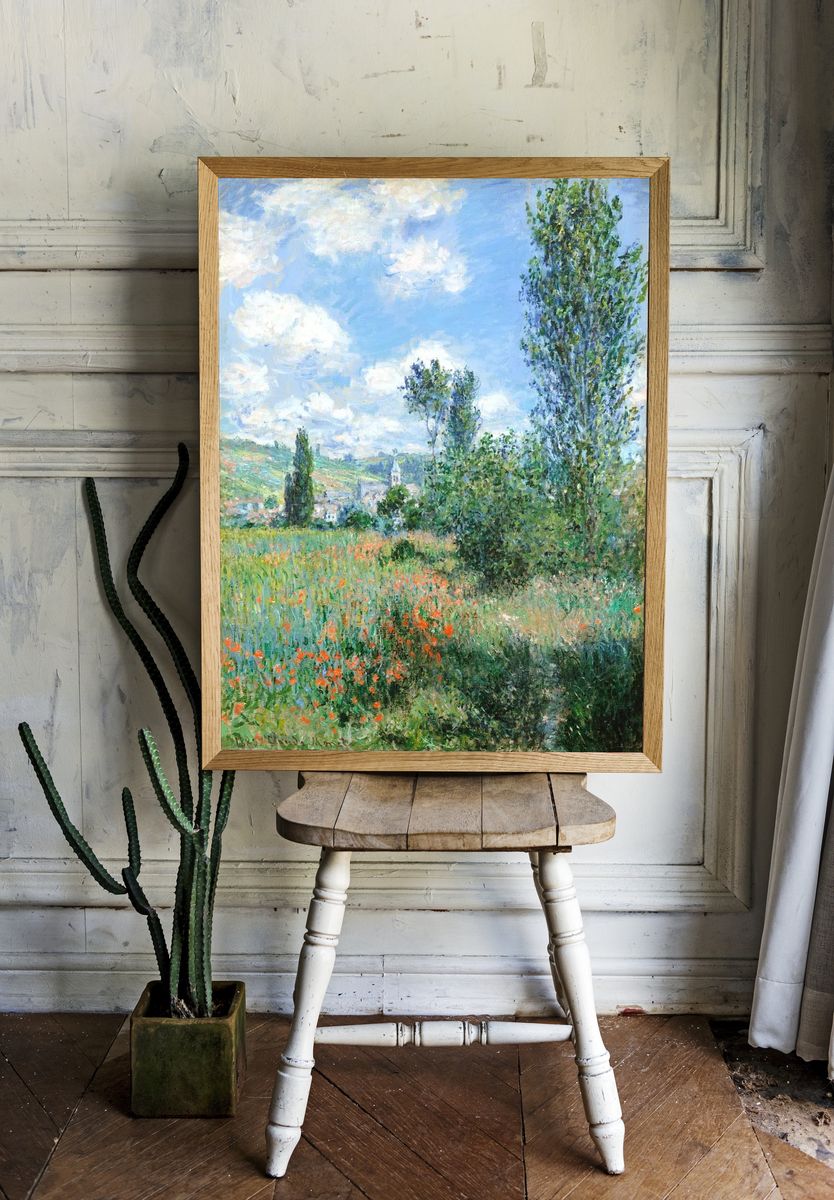 View Vétheuil (1880) Claude Monet. — room view 1