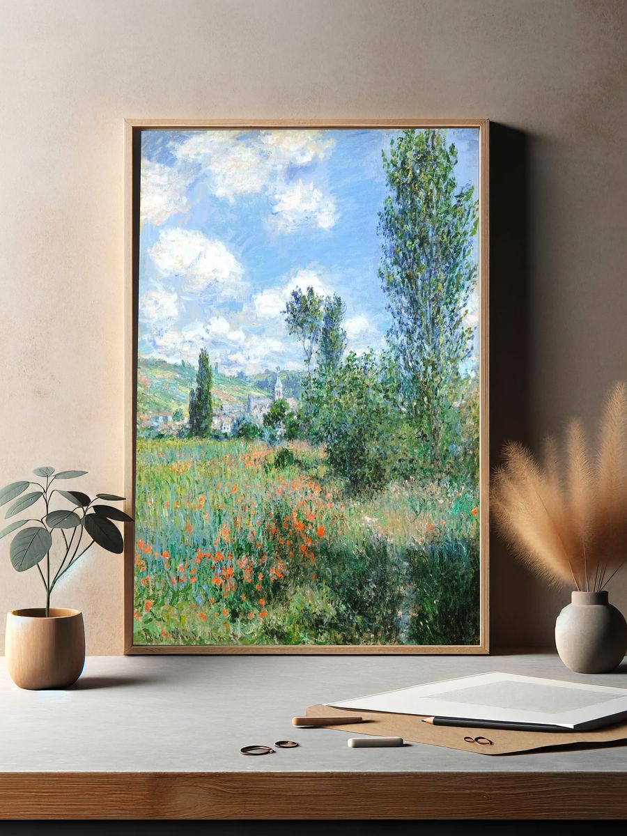 View Vétheuil (1880) Claude Monet. — room view 2