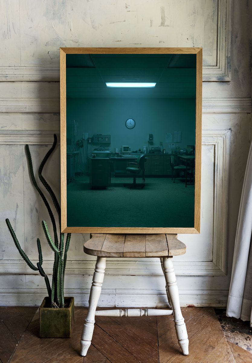 Dim Medical Office Photography Poster. — room view 1