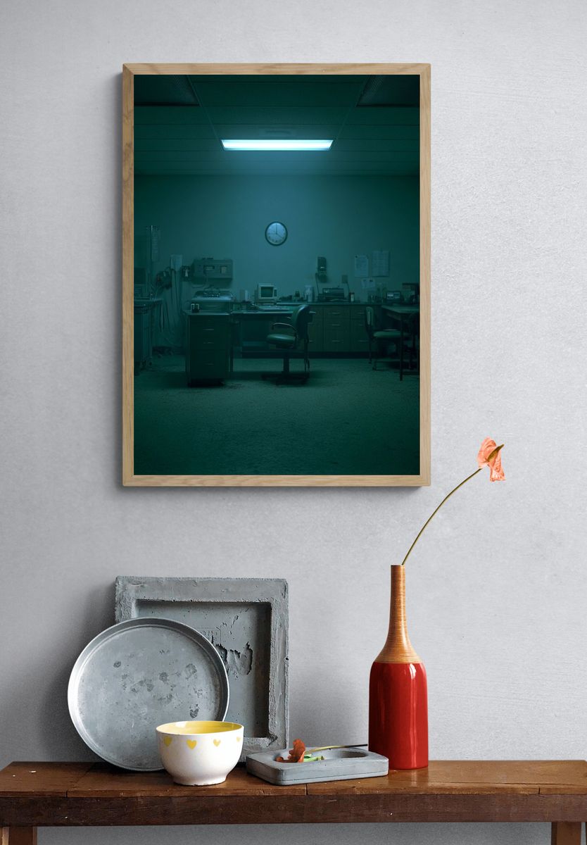 Dim Medical Office Photography Poster. — room view 3