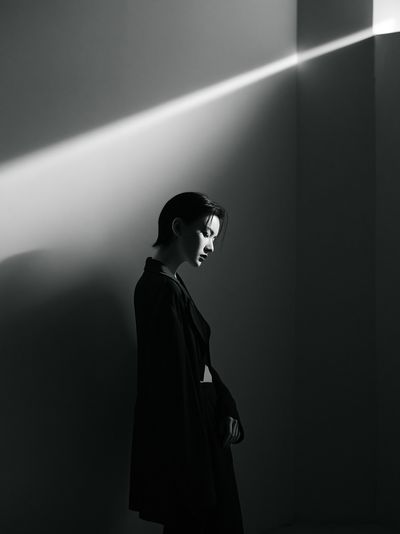 Monochrome Portrait Light Poster.