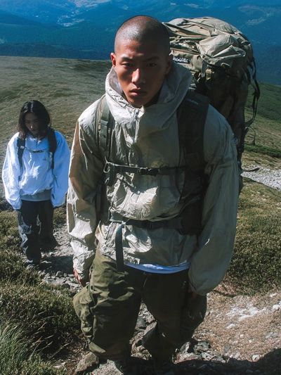 Mountain Hikers Photography Poster. poster print