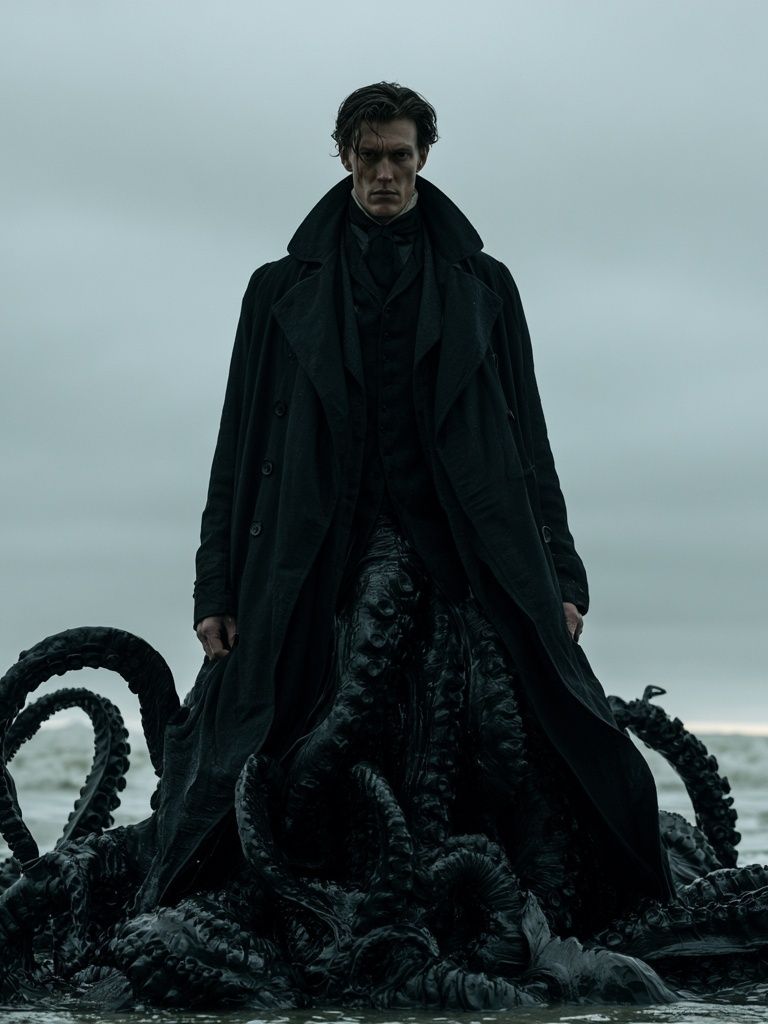 Dark Gothic Figure Poster. poster detail