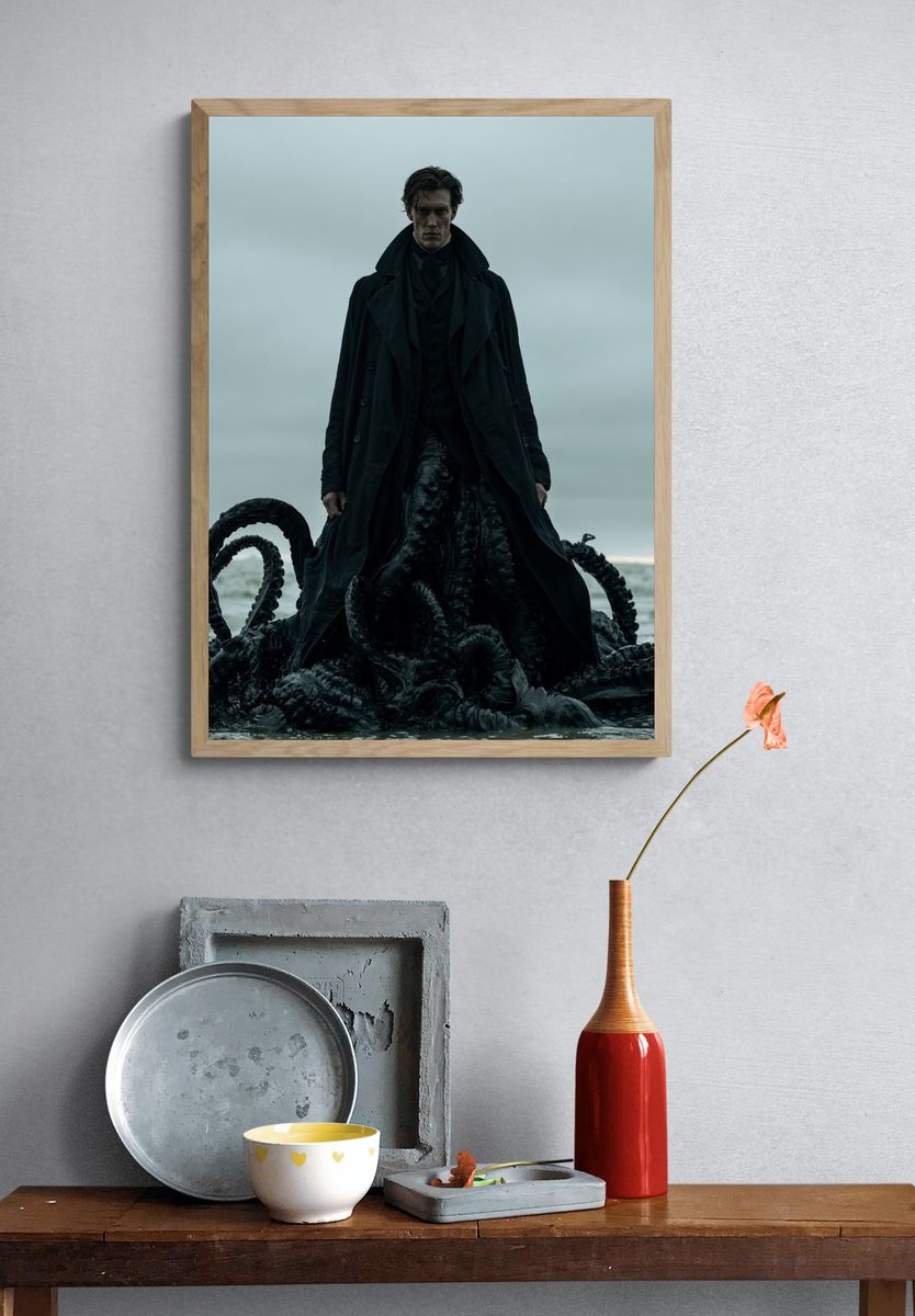 Dark Gothic Figure Poster. — room view 3