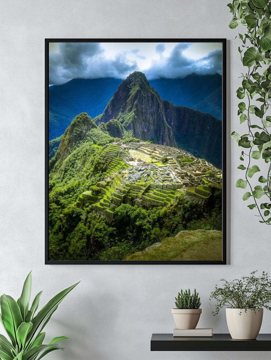 Machu Picchu Landscape Poster. — room view 4