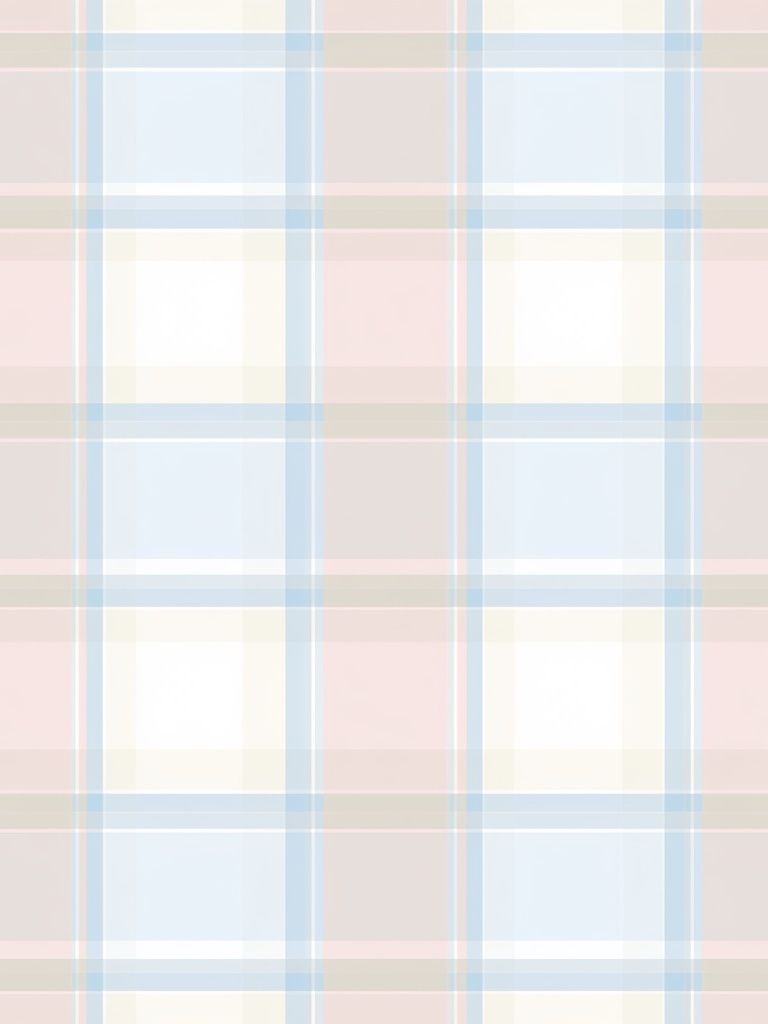 Pastel Plaid Minimalist Print. poster — minimalist art