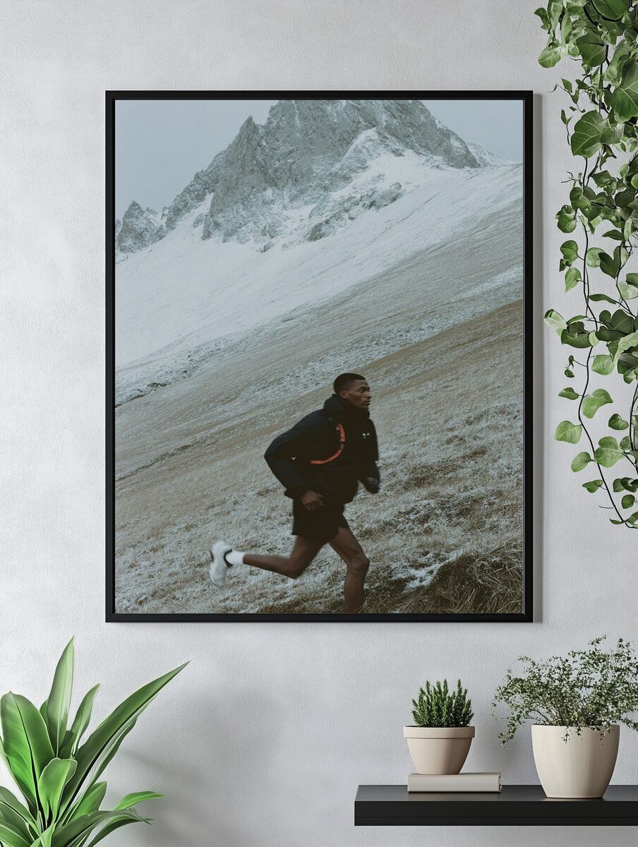 Mountain Runner — Photography Poster. — room view 4