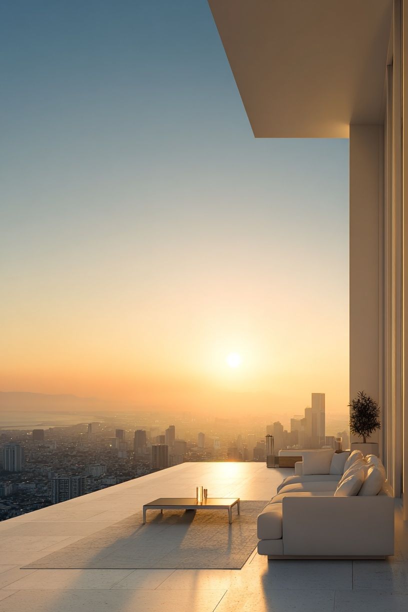 Modern Sunset View — Photography Print. poster — photography art