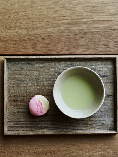 Matcha Tea Still Life Photography Poster.