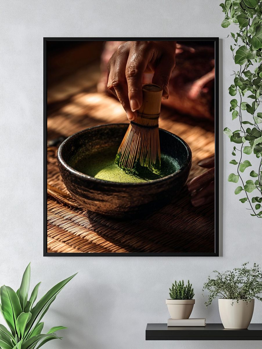 Matcha Preparation — Fine Art Print. — room view 4