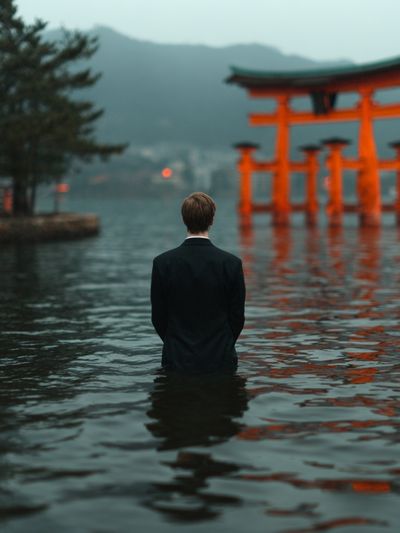 Mysterious Torii Gate — Fine Art Print. poster print