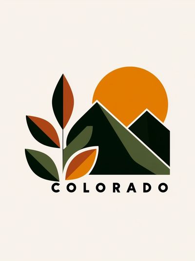 Colorado Mountain Sunset Print. poster