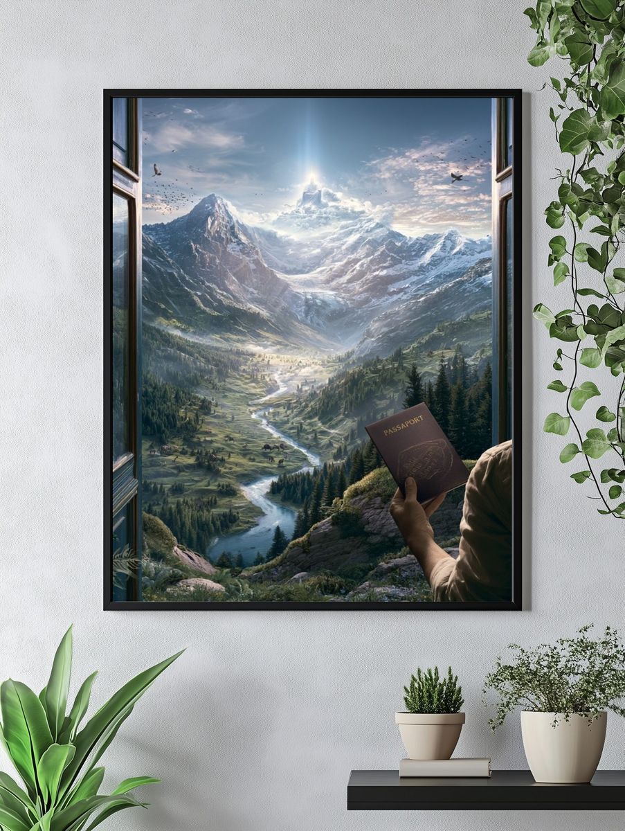 Mountain Vista Travel Poster. — room view 4