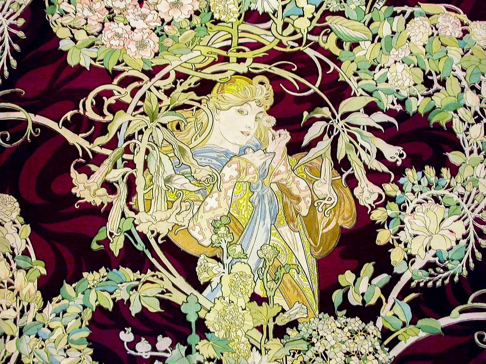 Panel Entitled “Femme à marguerite”. poster detail