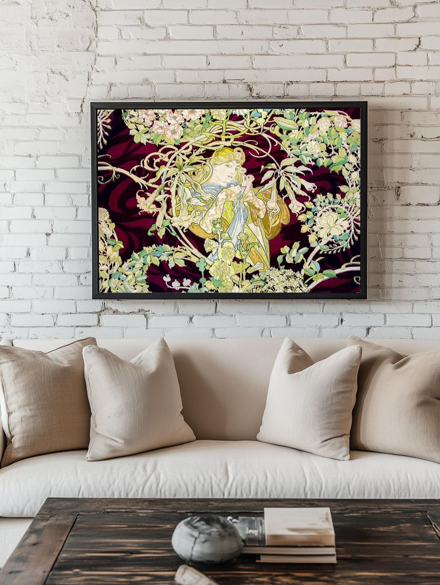 Panel Entitled “Femme à marguerite”. — room view 1
