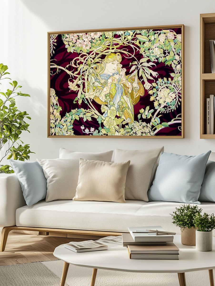 Panel Entitled “Femme à marguerite”. — room view 2