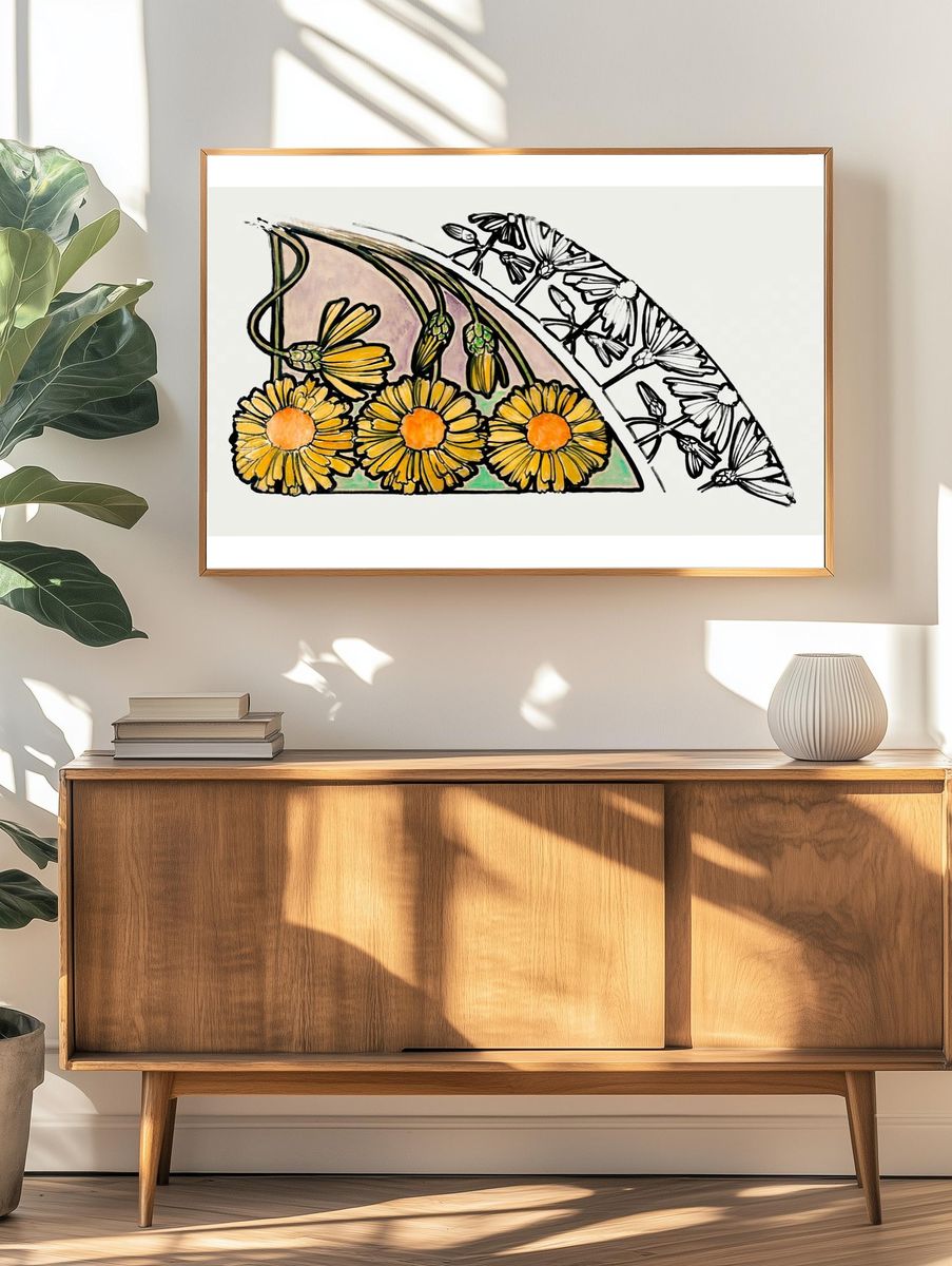 Floral motif Fouquet boutique Alphonse. — room view 3