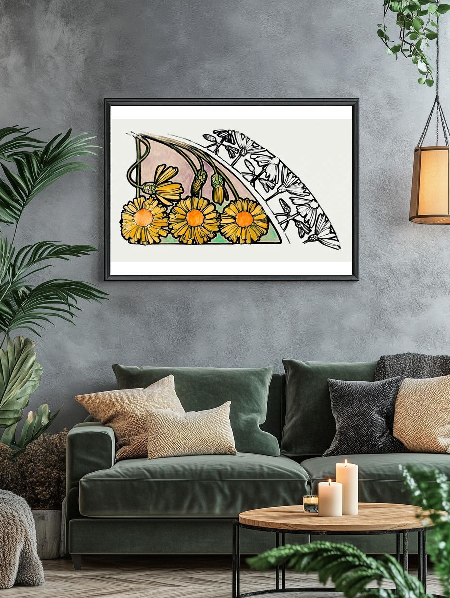 Floral motif Fouquet boutique Alphonse. — room view 4