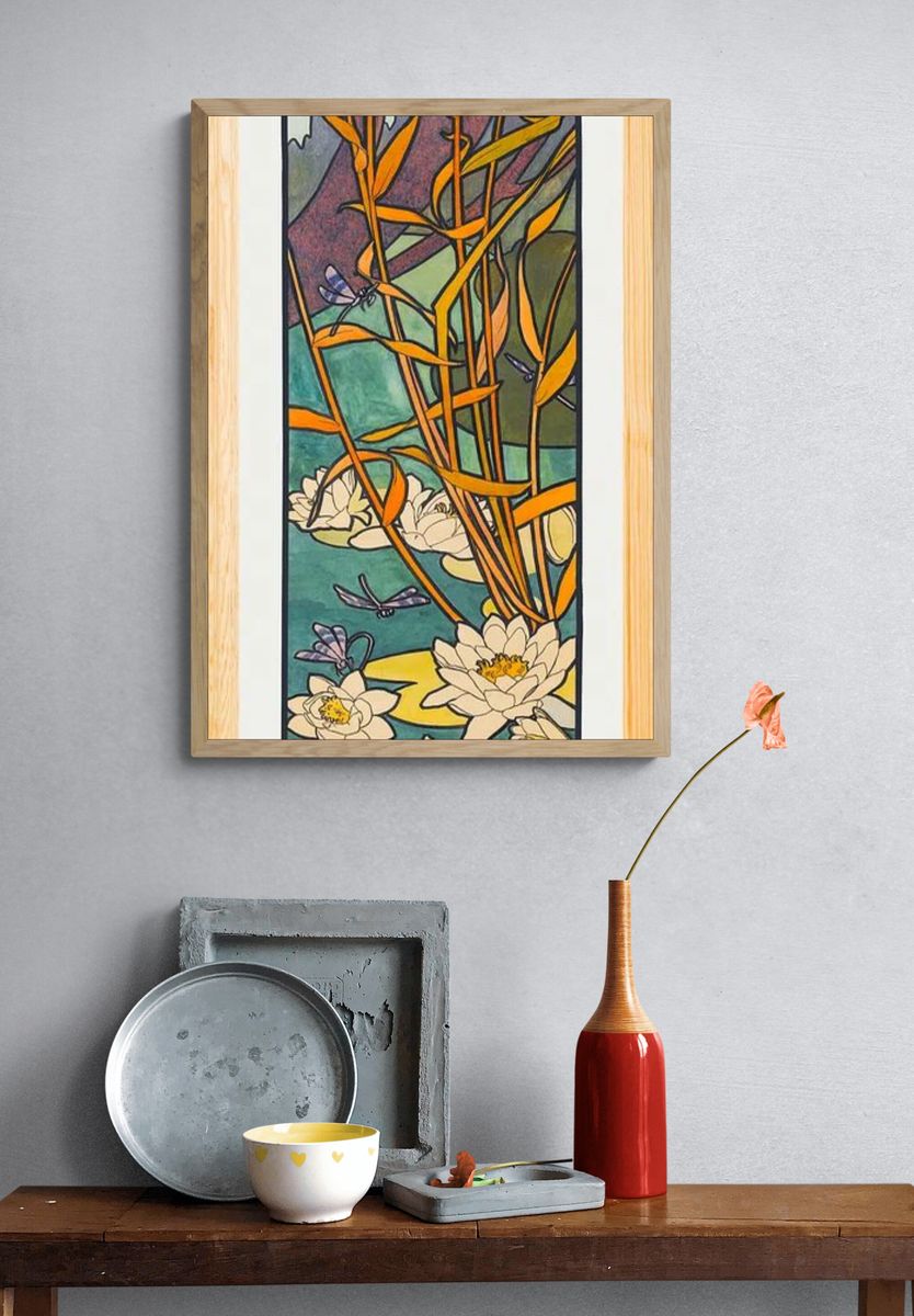 Stained glass box Fouquet jewelry. — room view 3
