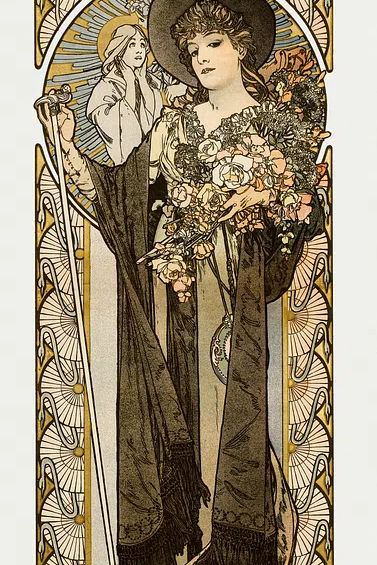 La Tosca, Sarah Bernhardt Alphonse. poster detail