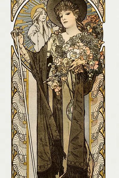 La Tosca, Sarah Bernhardt Alphonse. poster