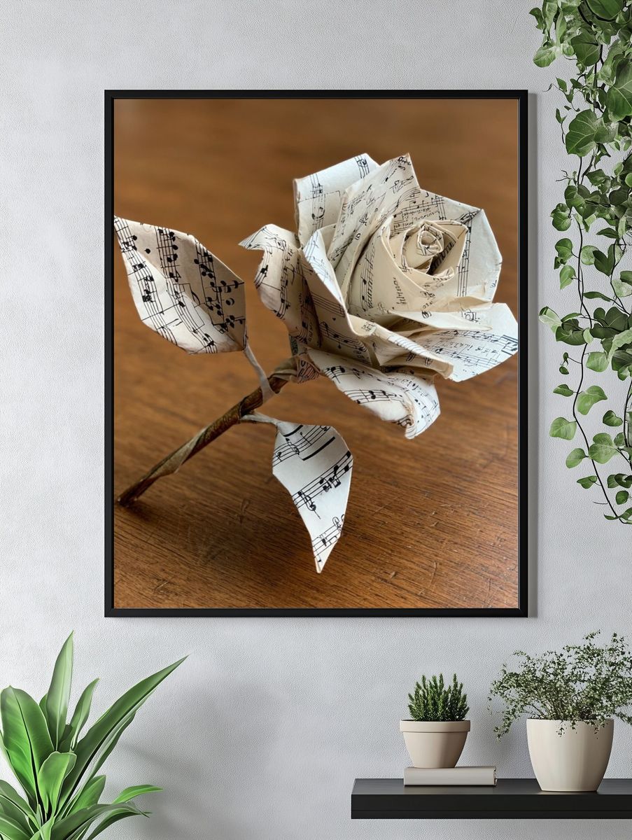 Musical Rose — Art Print. — room view 4