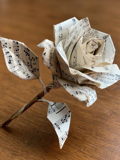 Musical Rose — Art Print. poster