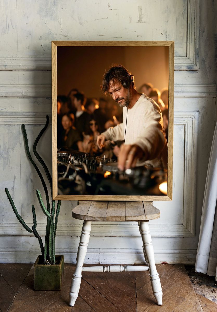 DJ at the Decks Photography Poster. room preview