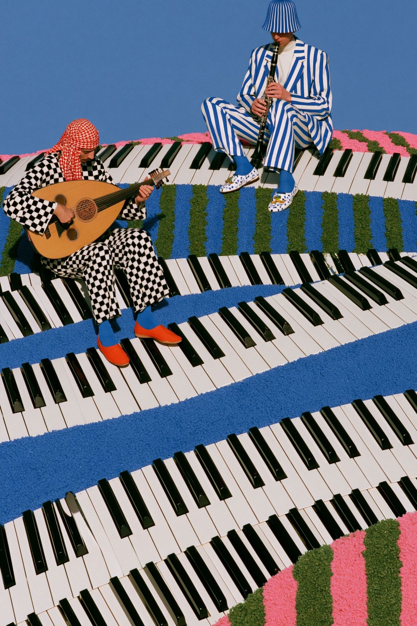 Surreal Music Keys Photography Poster. poster detail