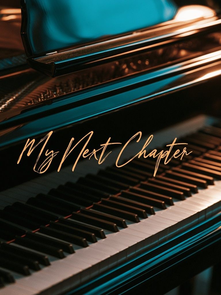 My Next Chapter Piano Typography Poster. poster detail